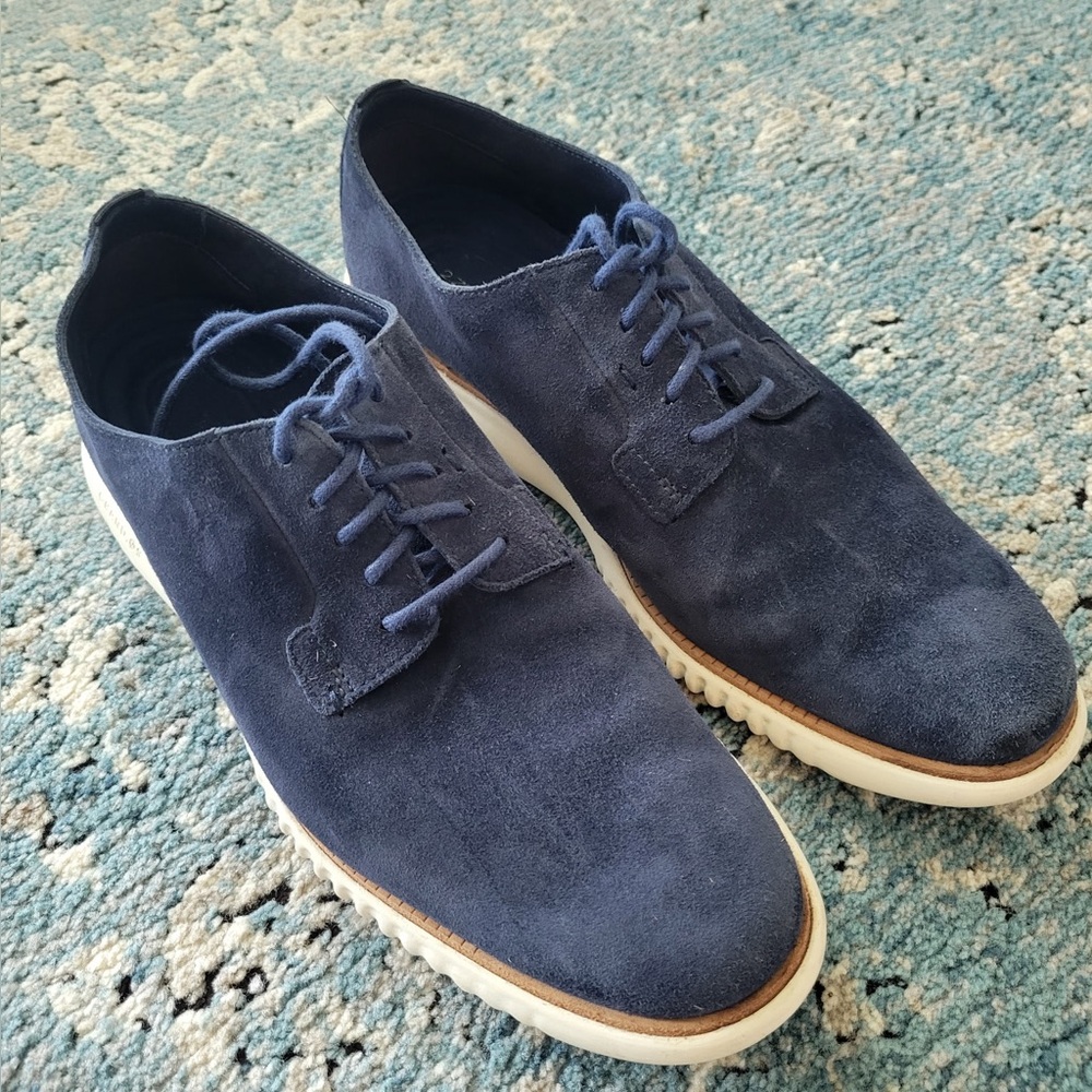 Cole Haan Blue Suede Shoes Men’s size 10